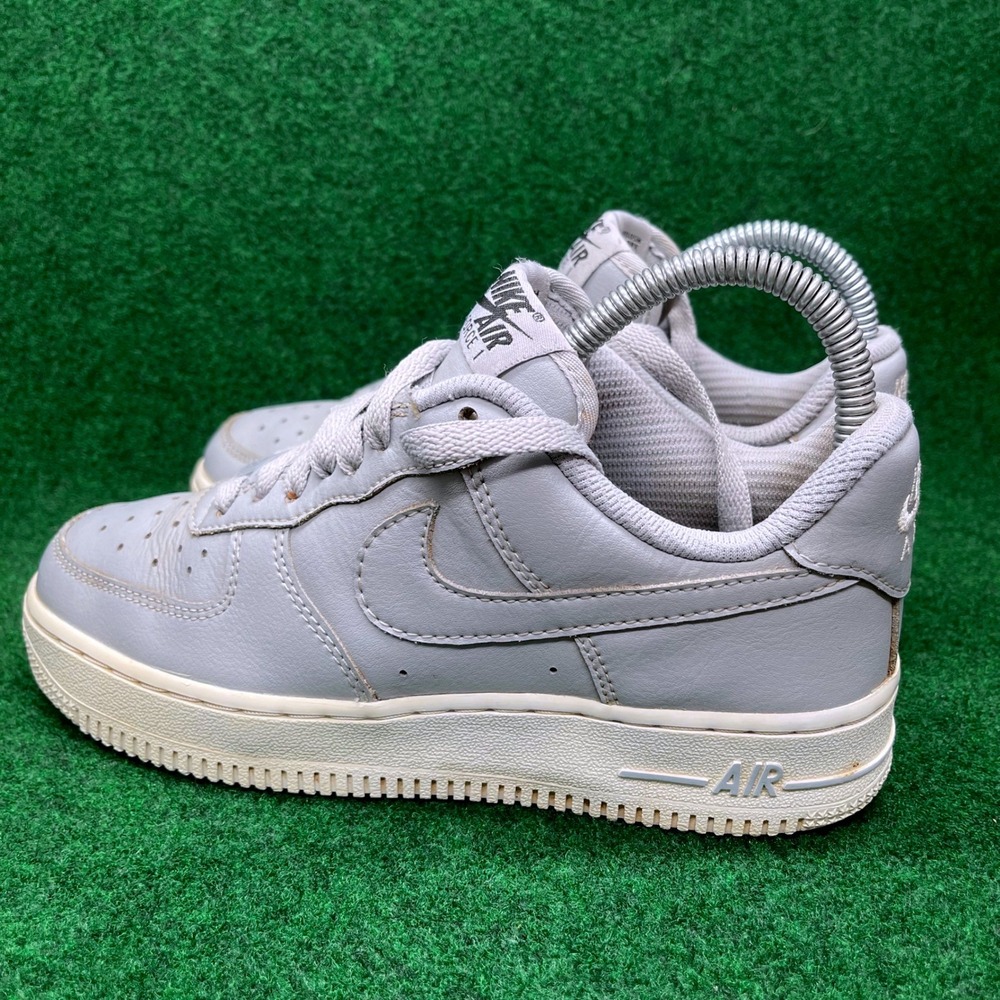 Nike Air Force 1 Low Custom Nike By You Light Blue Gray AQ3773-992 Kids 3.5Y - Picture 5 of 11